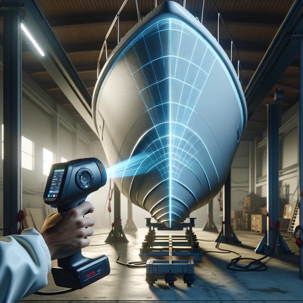 3D-Scan eines Bauteils